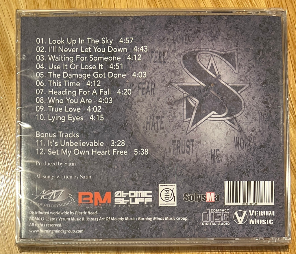 SATIN - "It's About Time" Reissue 2023 med 2 bonus låter CD